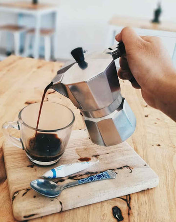 Kaffee mit Espressokocher