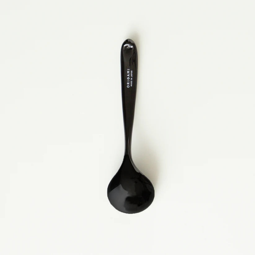 Origami Cupping Spoon Porzellan schwarz